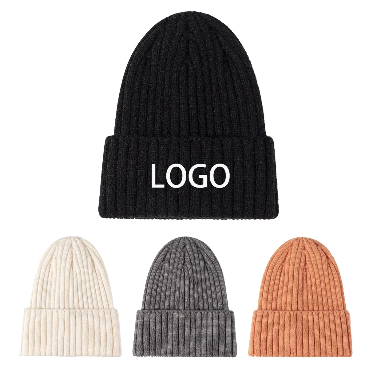 Thick Knit Fashion Skull Cap 1