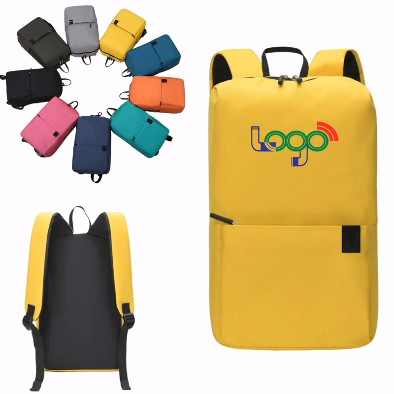 Solid Color Backpack For Outdoor And Student Use