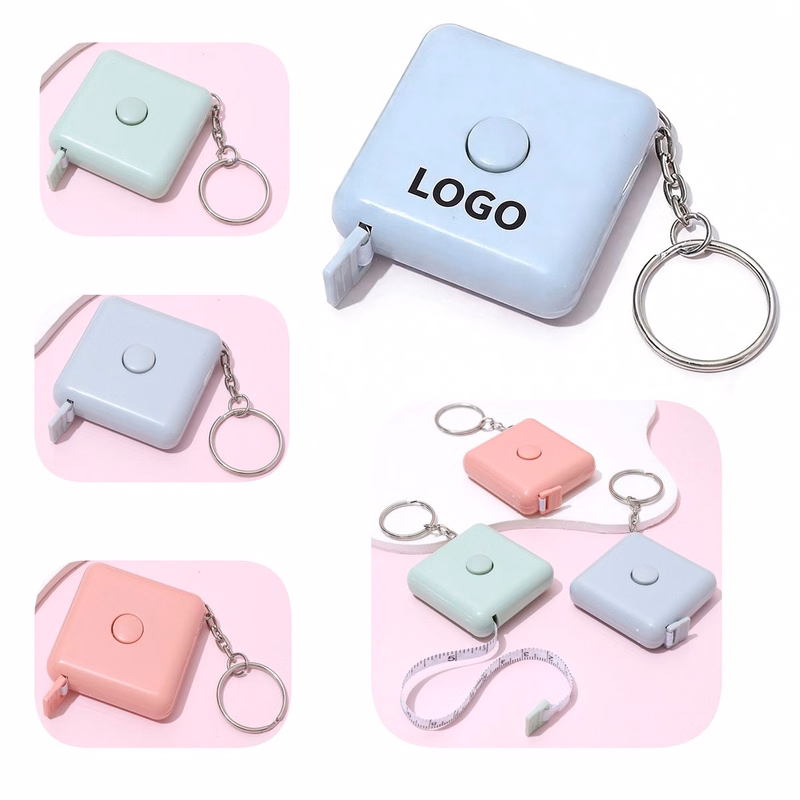Portable Retractable Measuring Tape Keyring