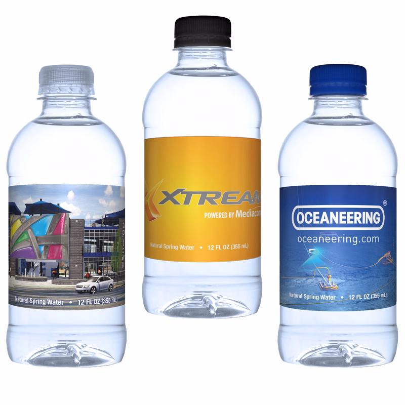 12 oz. Custom Label Bottled Water