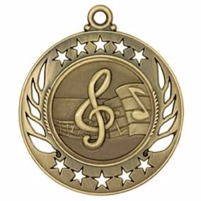 Music Galaxy Medal, 2 1/4"