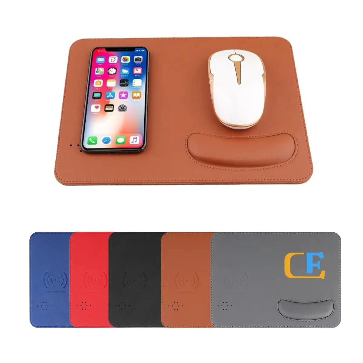 15W Fast Wireless Charging Mouse Pad with Wrist Support 1