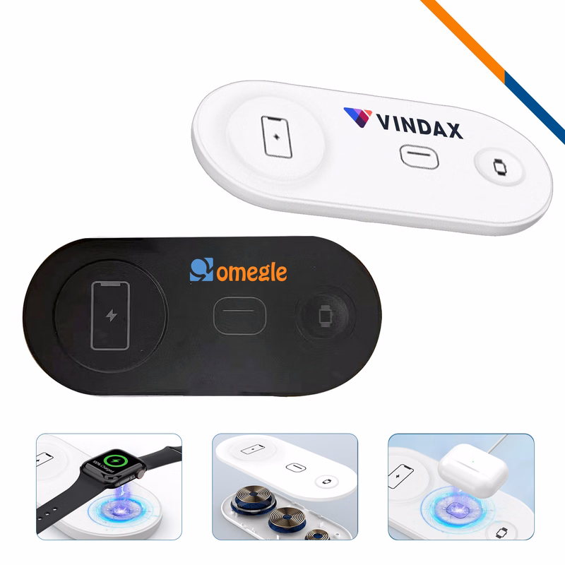 VoltBoost 3in1 15W Wireless Fast Charging Pad