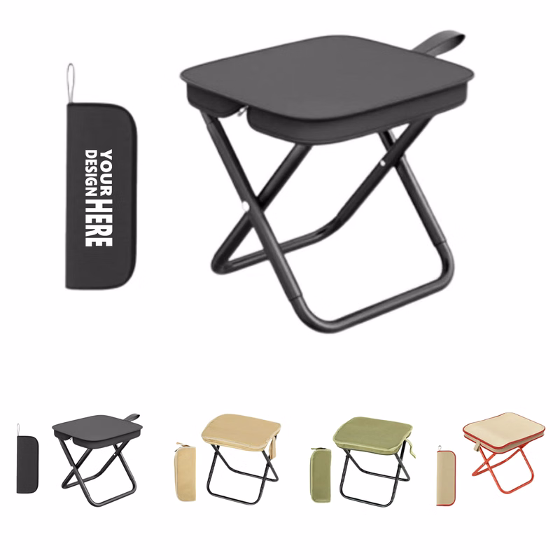 Portable Folding Stool Made of Carbon Steel