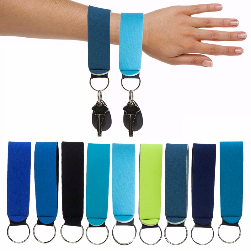 Neoprene Wrist Strap Key Holders