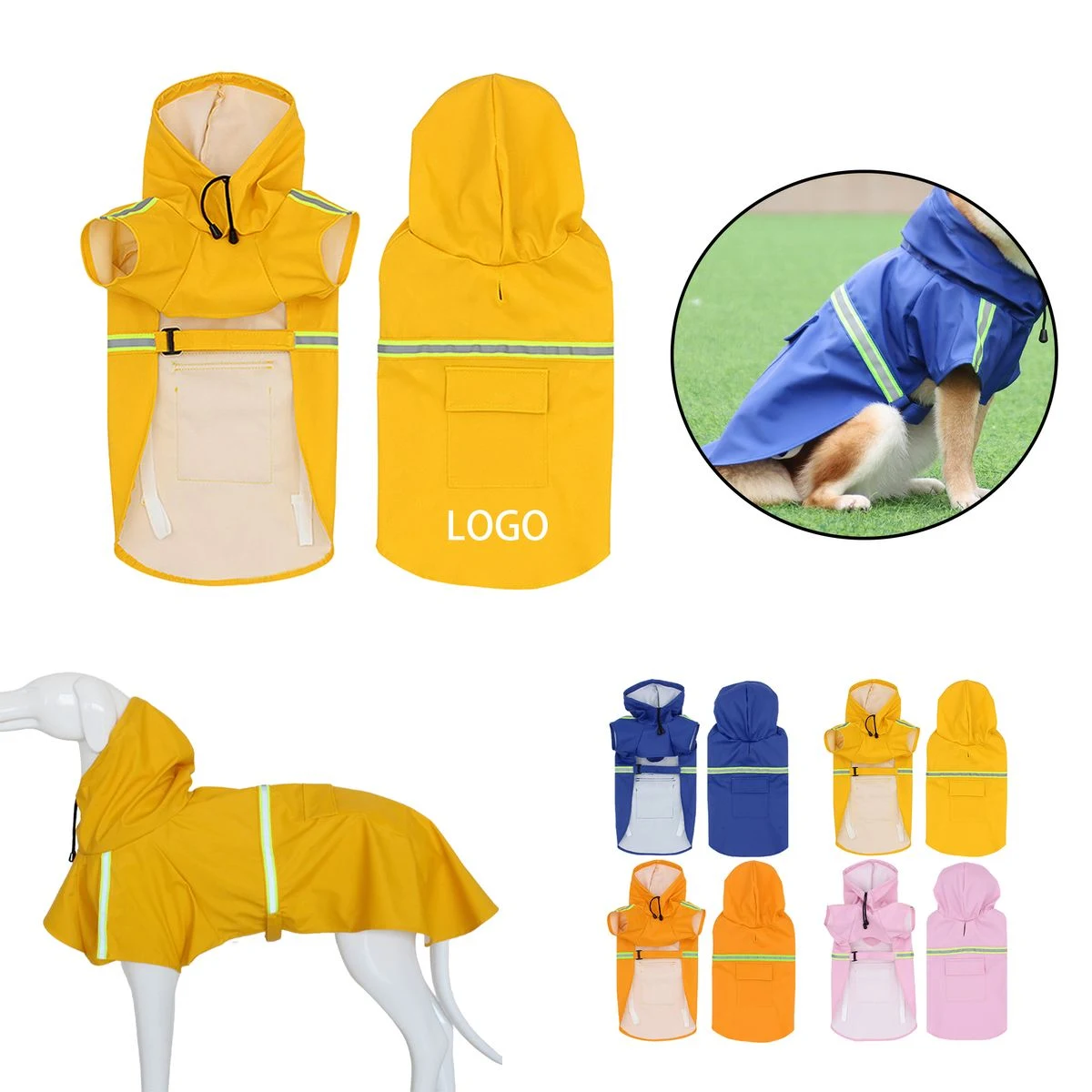 Waterproof Dog Raincoat 1