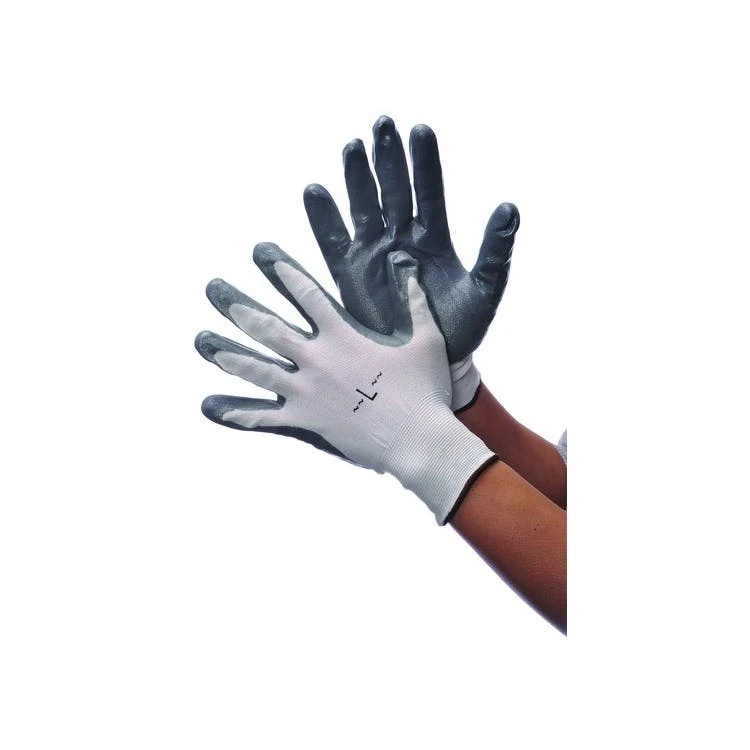 Nitrile Coated Gloves - Gray XL 1