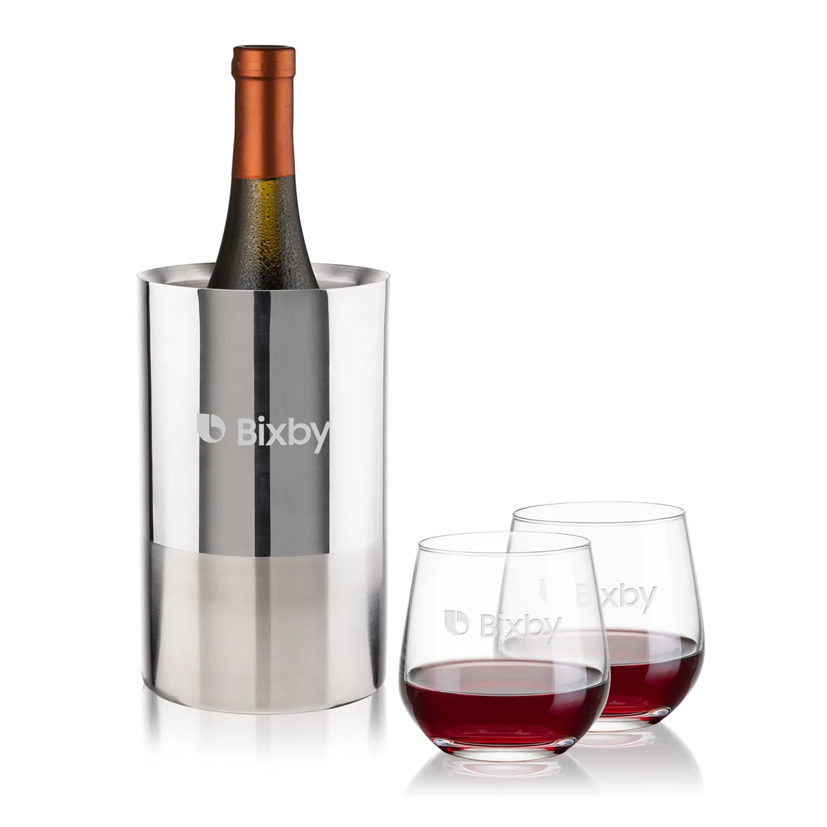 Catania Wine Cooler & Garland Stemless Wine Set 1