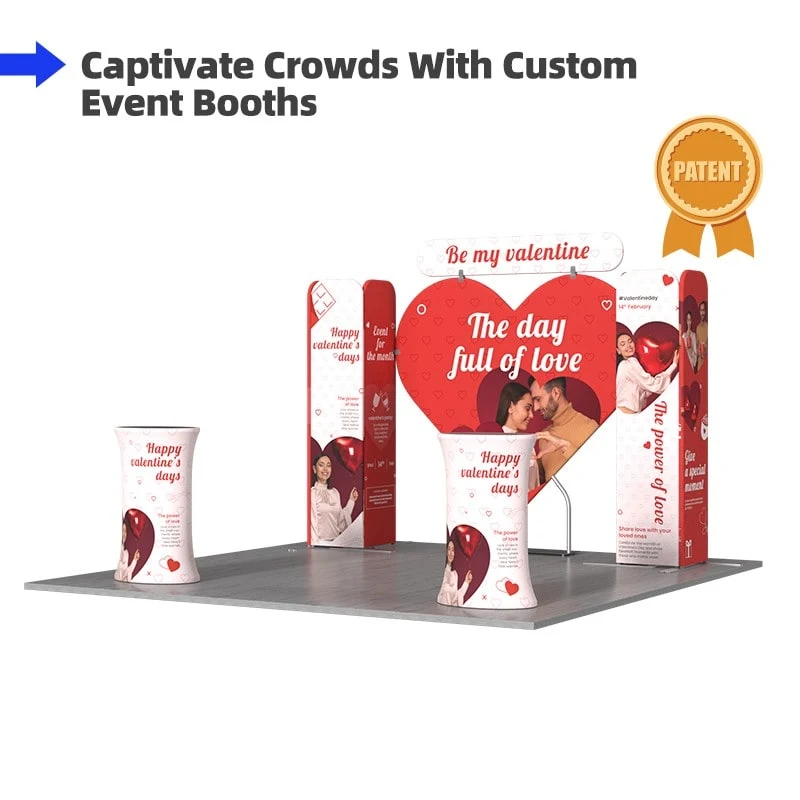 10x10ft Trade Show Booth Kit - D5 1