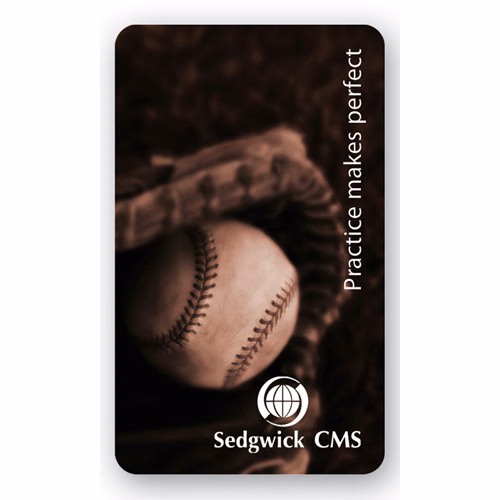 Full Color Rectangular Name Badge w/ Personalization 1.5"x2.5"