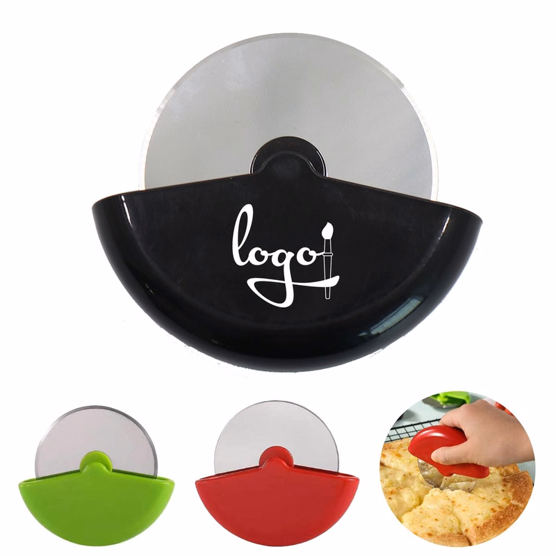 Stainless Steel Half Moon Pizza Cutter