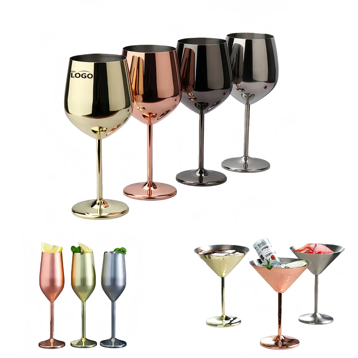 304 Stainless Steel Stemmed Goblet 1
