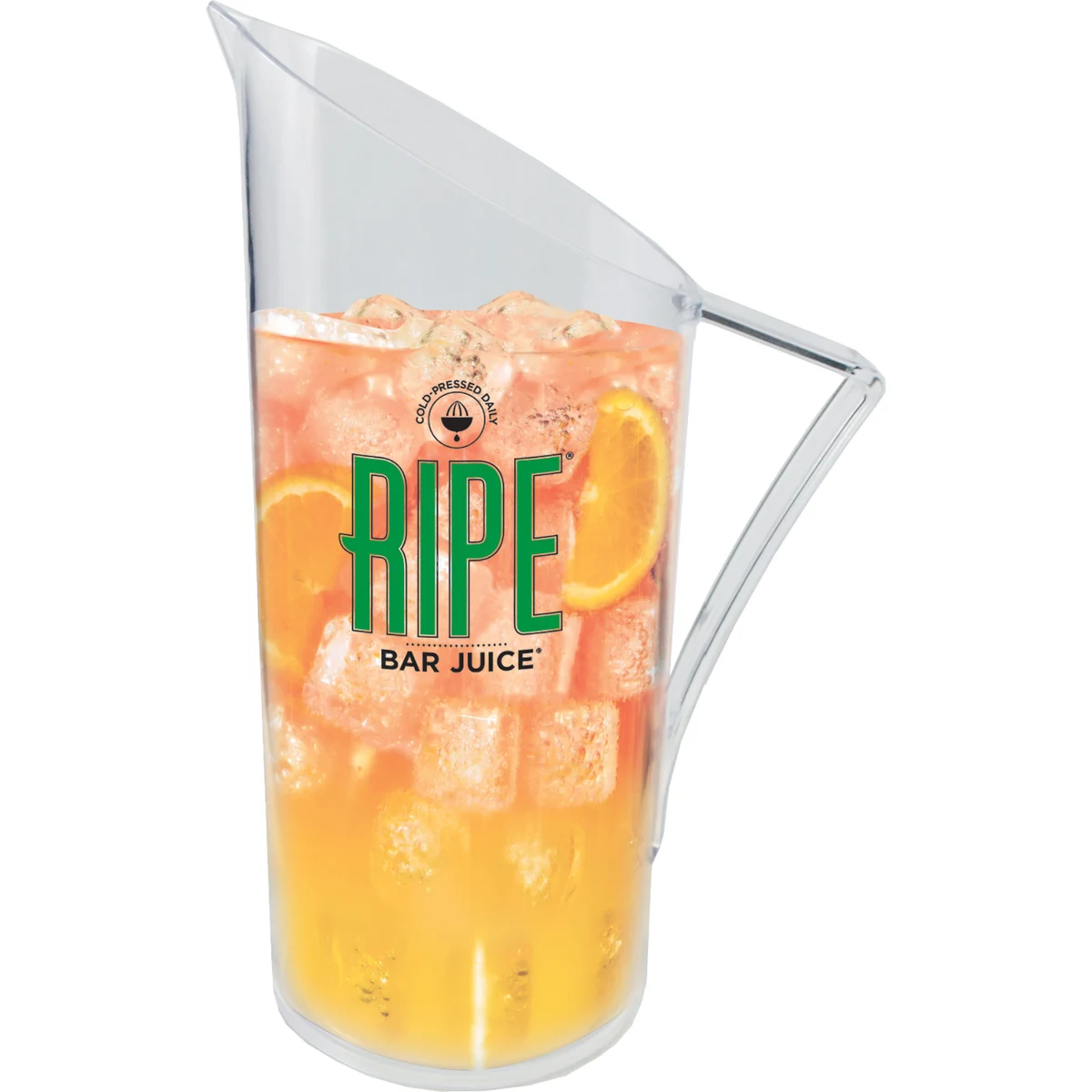 64oz Plastic Tapered Serving Pitcher with Handle 1