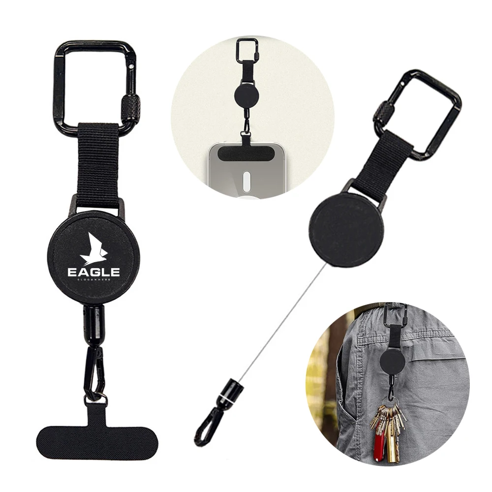 Retractable ABS Key & Phone Lanyard 1