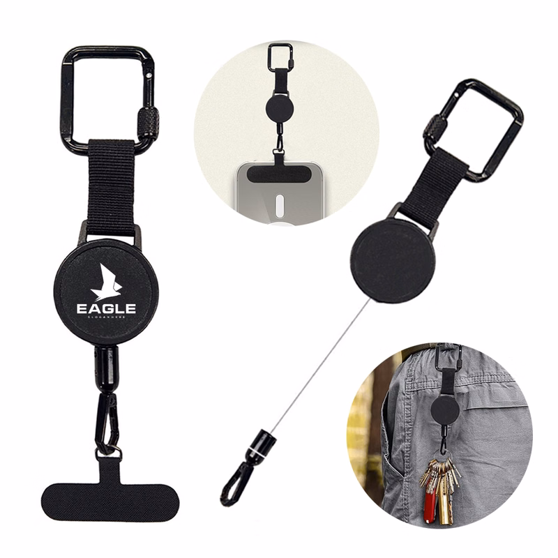 Retractable ABS Key & Phone Lanyard