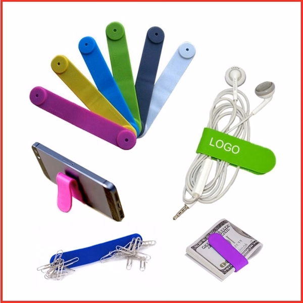 Silicone Cord Organizer Phone Stand