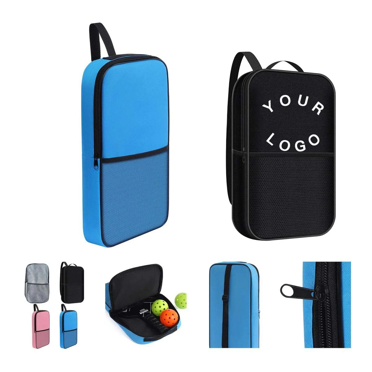 Protective Pickleball Bag with Ball Compartments 1