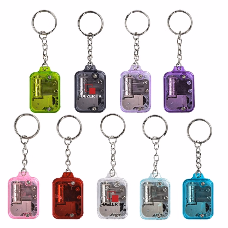 Mini Acrylic Musical Box Keychain