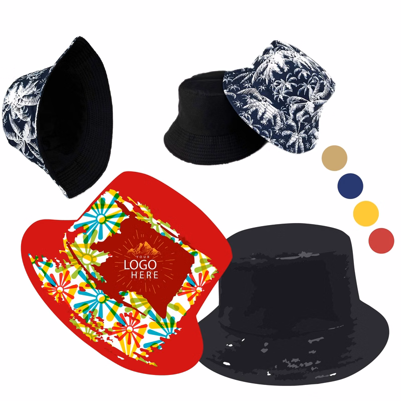 Full Color Polyester Sublimation Bucket Hat