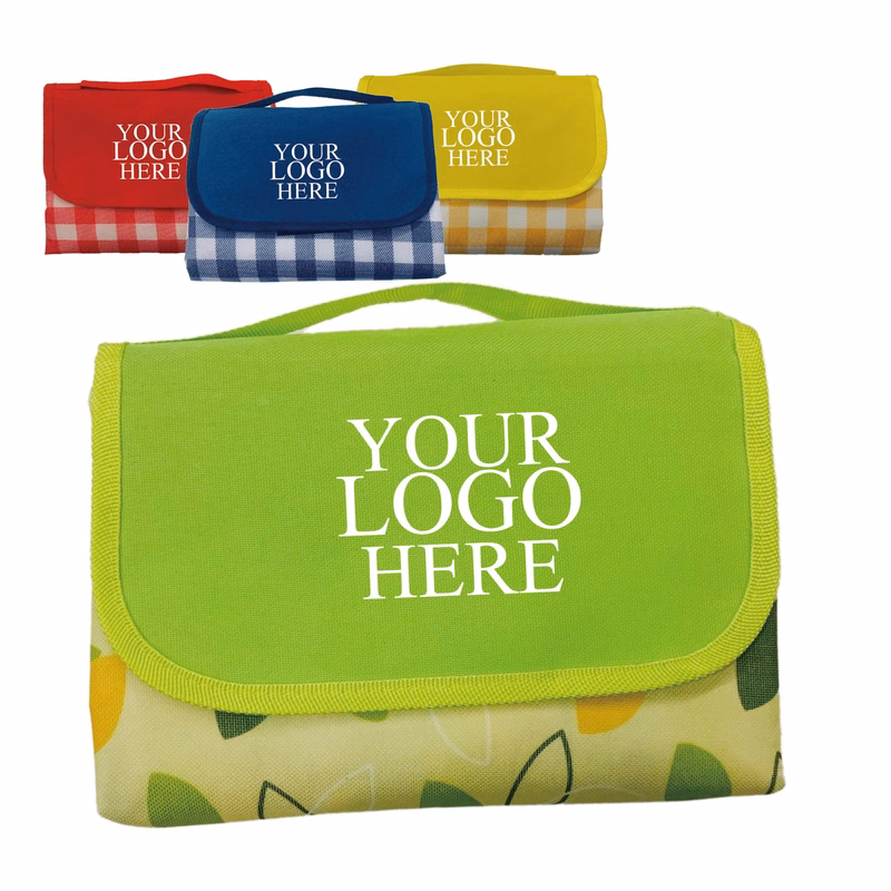 Moisture-Proof Picnic Blanket with Carry Bag