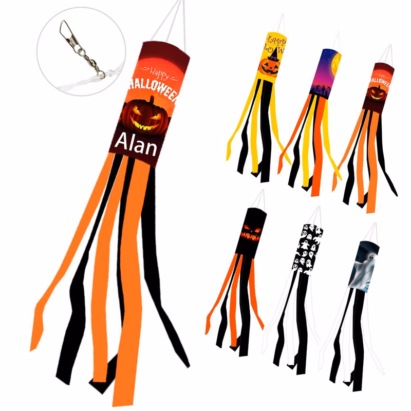 Windsock windshield flag Halloween