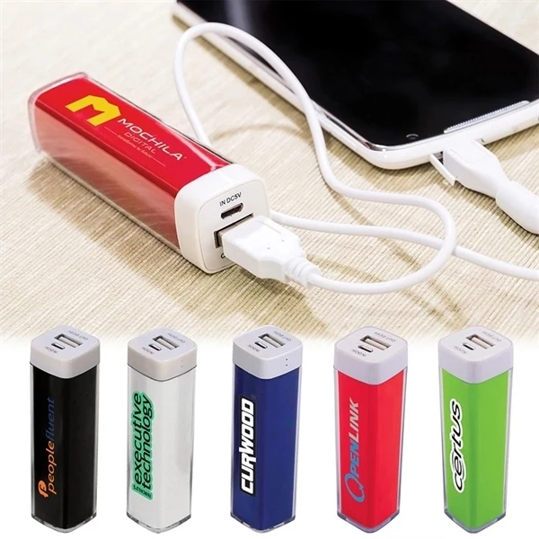Acrylic/Plastic 18650 LiIon Battery Power Bank 1