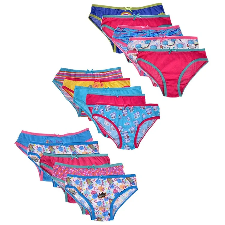Toddler Girls' Panties - Printed 5 Pack Size 4T 1