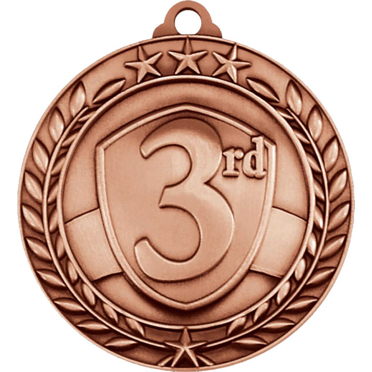 Stock Small Academic & Sports Laurel Medals: 3rd Place 1