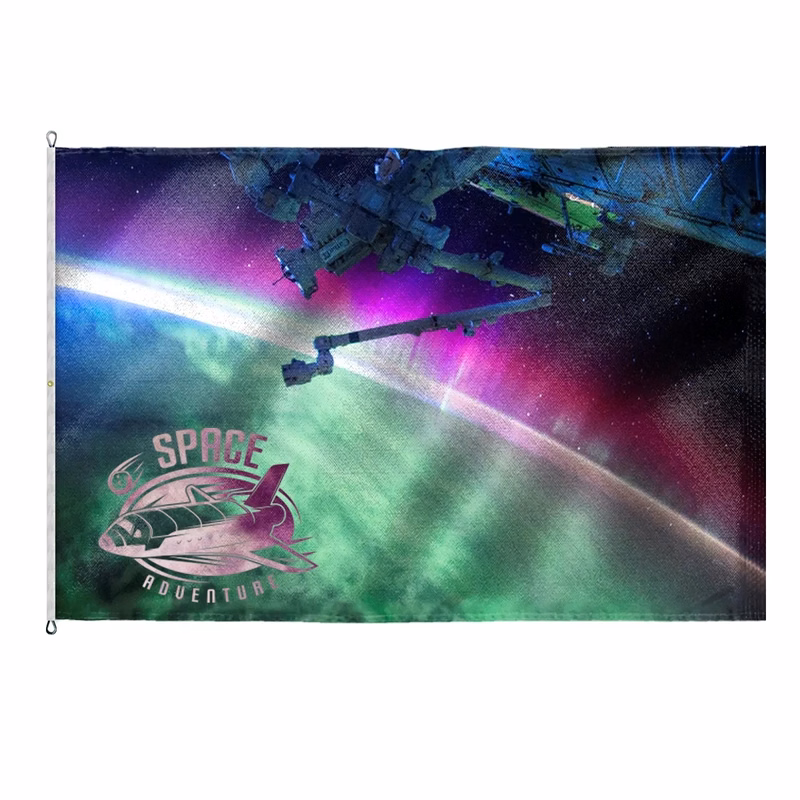 Custom Digitally Printed Flags 10' x 15' Canvas Poly