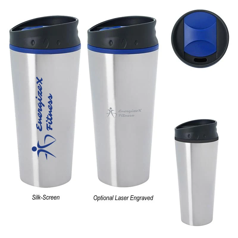 15 Oz. Stainless Steel Diamond Mug 1