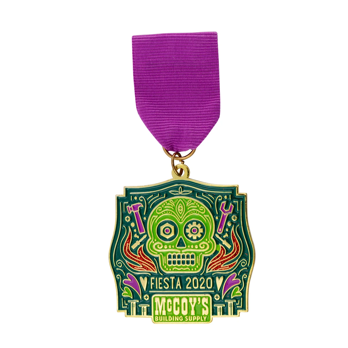 Custom Die Struck Fiesta Medals 1.25" 1