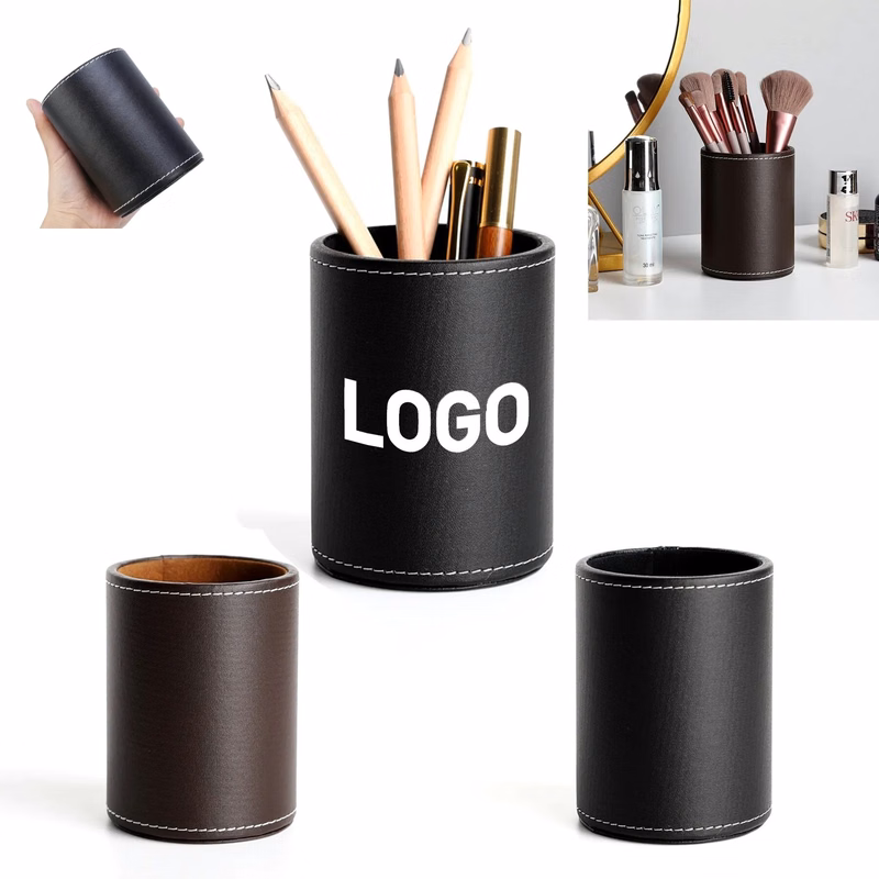 Pen And Makeup Canister Desktop Organizer