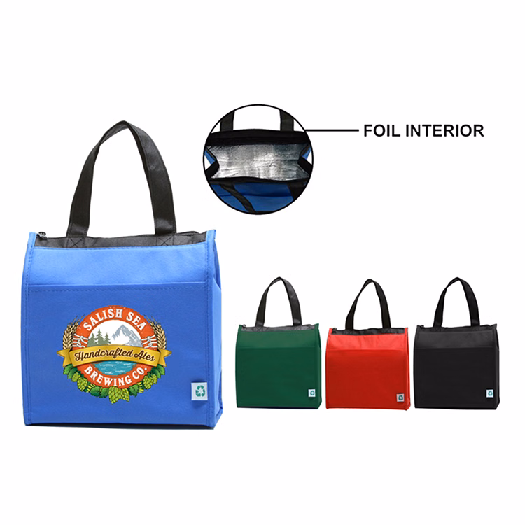 Insulated Lunch Tote Bag - ECO-Friendly Cooler