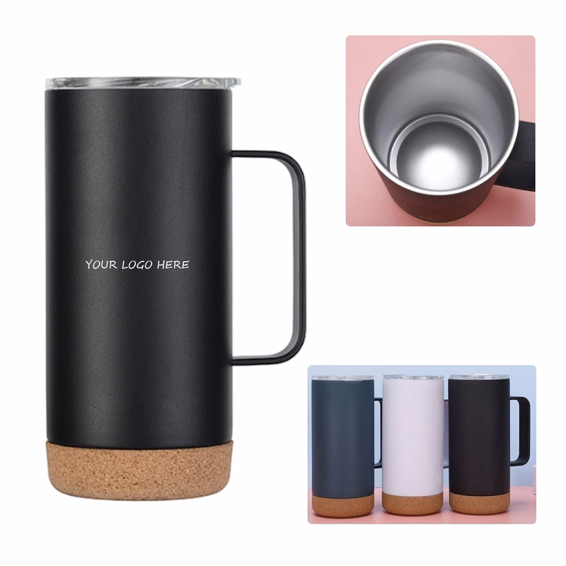 16Oz Explorer Vacuum Camp Mug With Cork Bottom
