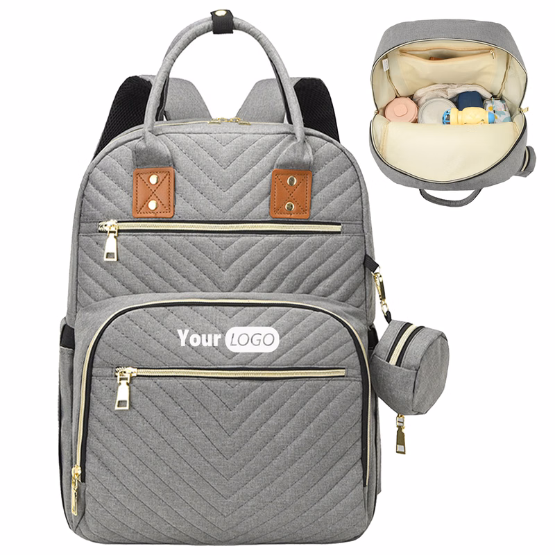 Nylon Cloth Multi-Functional Diaper Bag And Backpack ?C Ideal For Travel