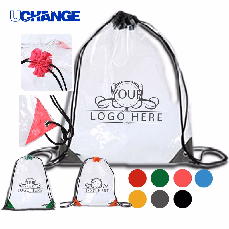 PVC Clear Drawstring Bag