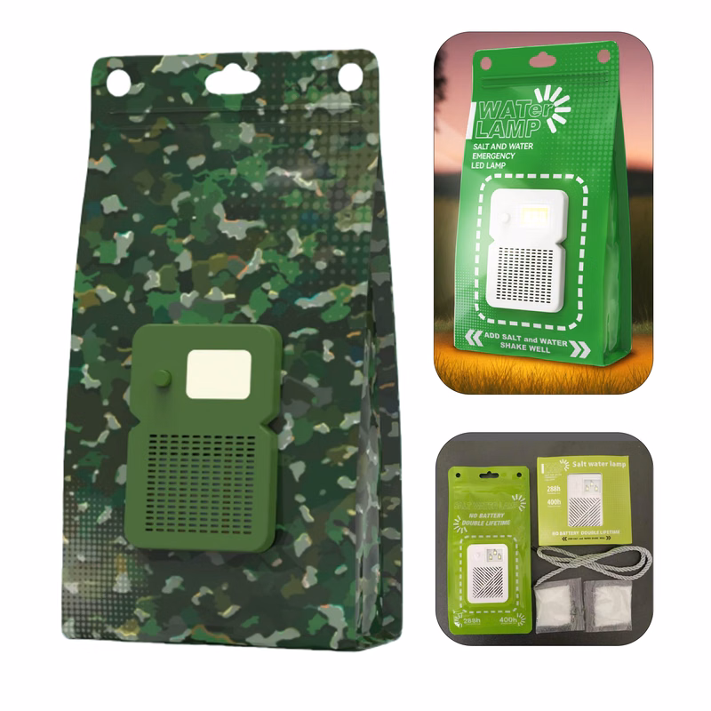Salt Water Powered LED Emergency Light