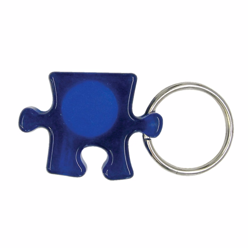 Molded Key Ring LED Light (Puzzle Piece)