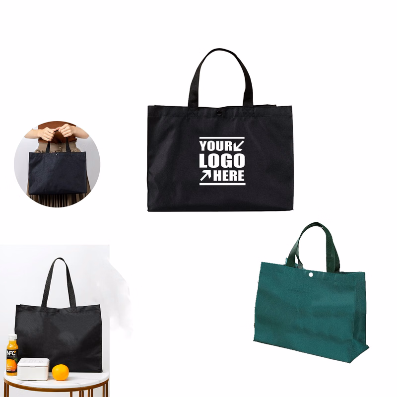 Foldable Oxford Shopping Tote Bag