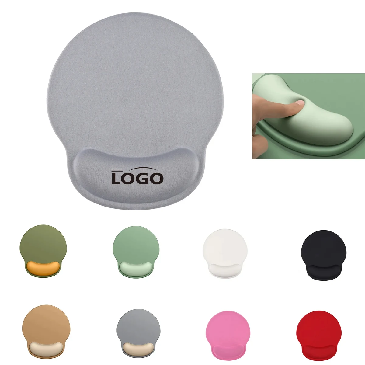 Mouse Pad with Gel Wrist Support MOQ 10pcs 1
