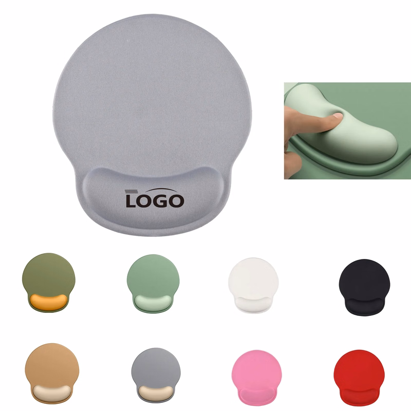 Mouse Pad with Gel Wrist Support MOQ 10pcs