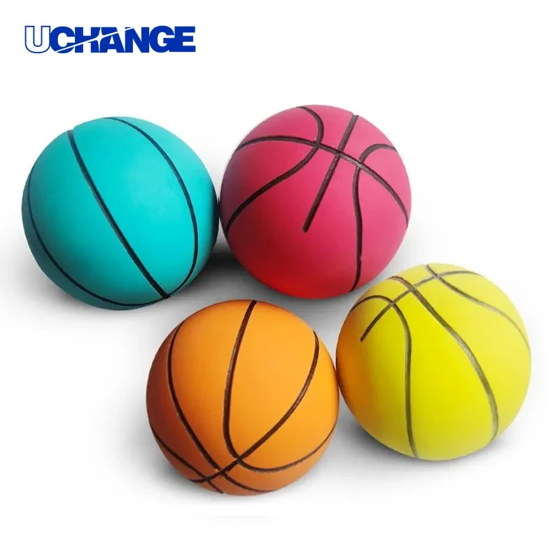 6cm Mini Hollow Rubber Ball Elastic Bounce Toy 1