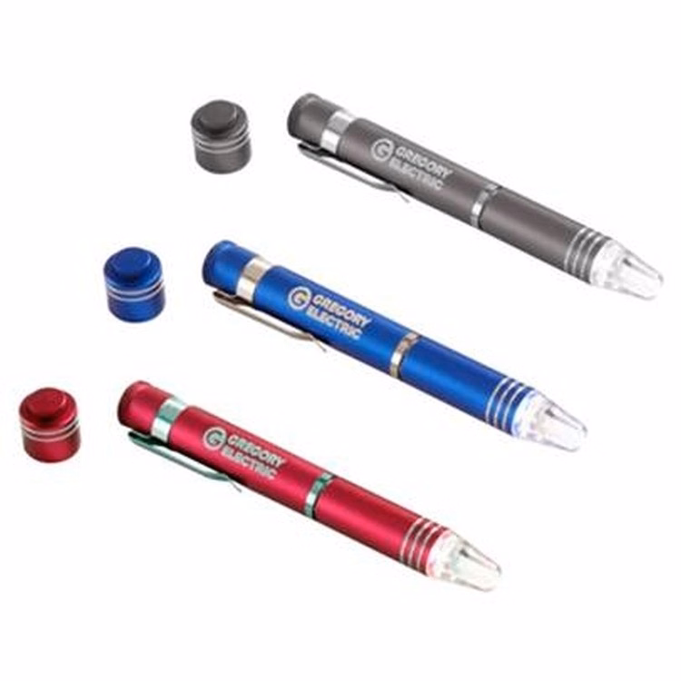 New Promotional Ball Pen Shape Screwdriver Tool with Flashlight Function