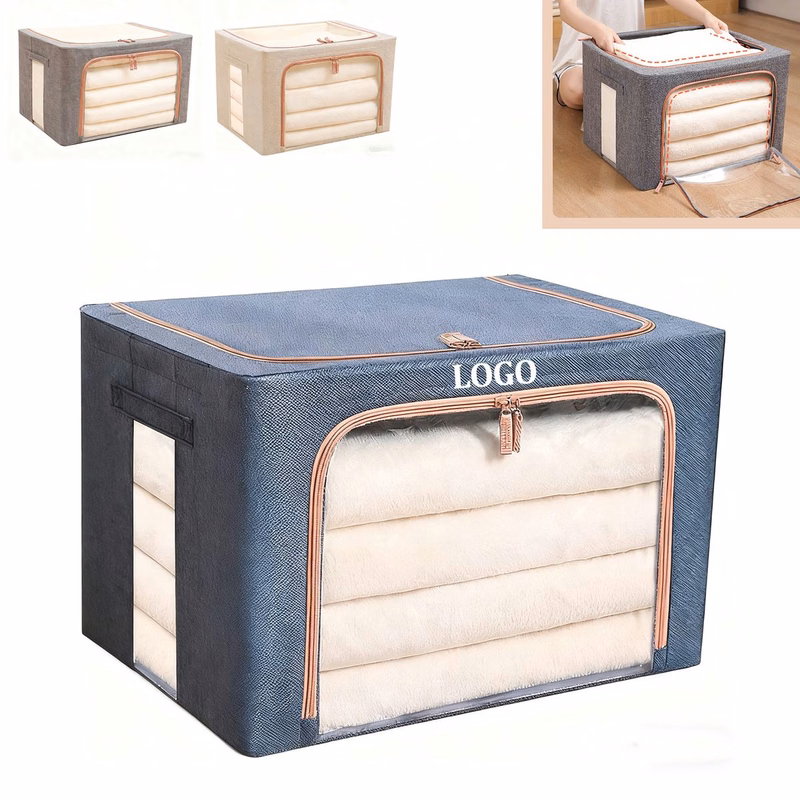 Large Capacity Linen Foldable Storage Box