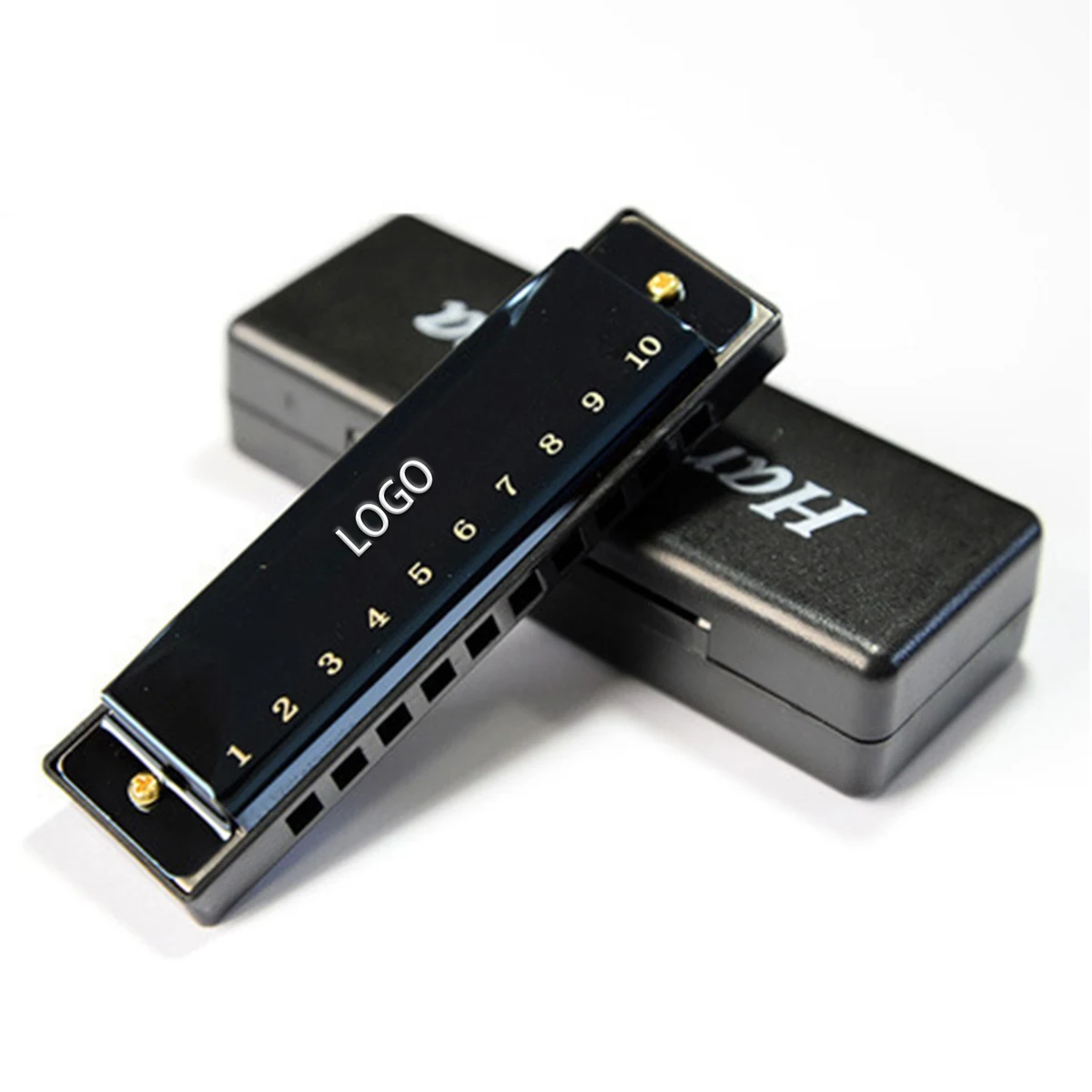 Titanium Gold Blues Harmonica For Children 1