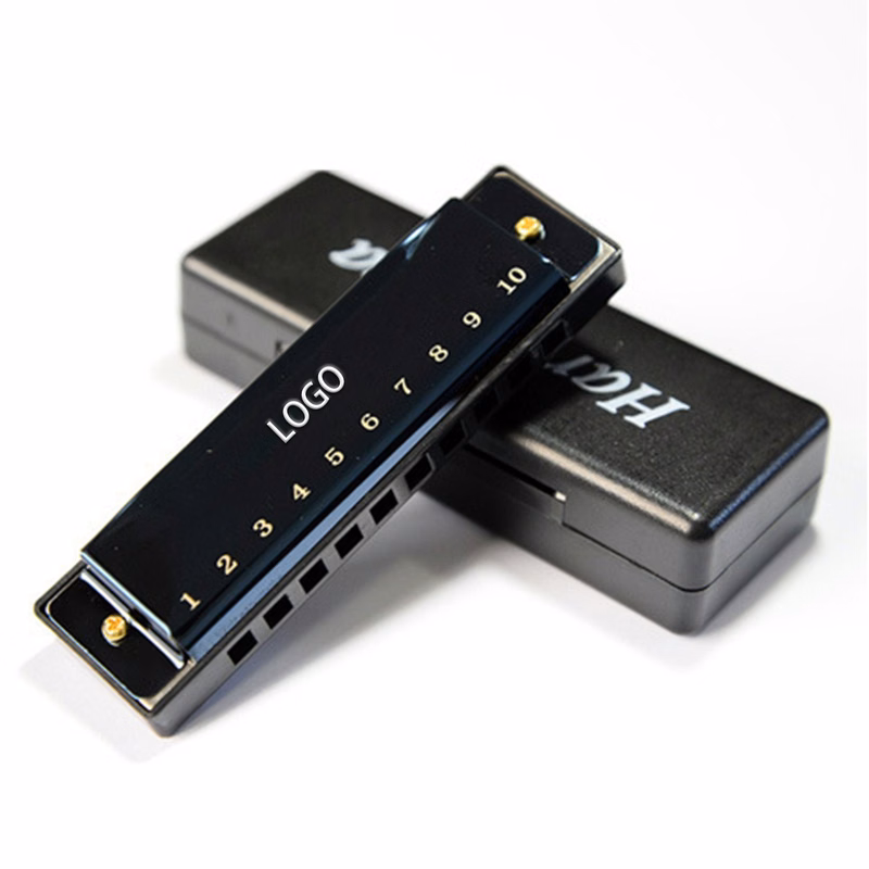 Titanium Gold Blues Harmonica For Children