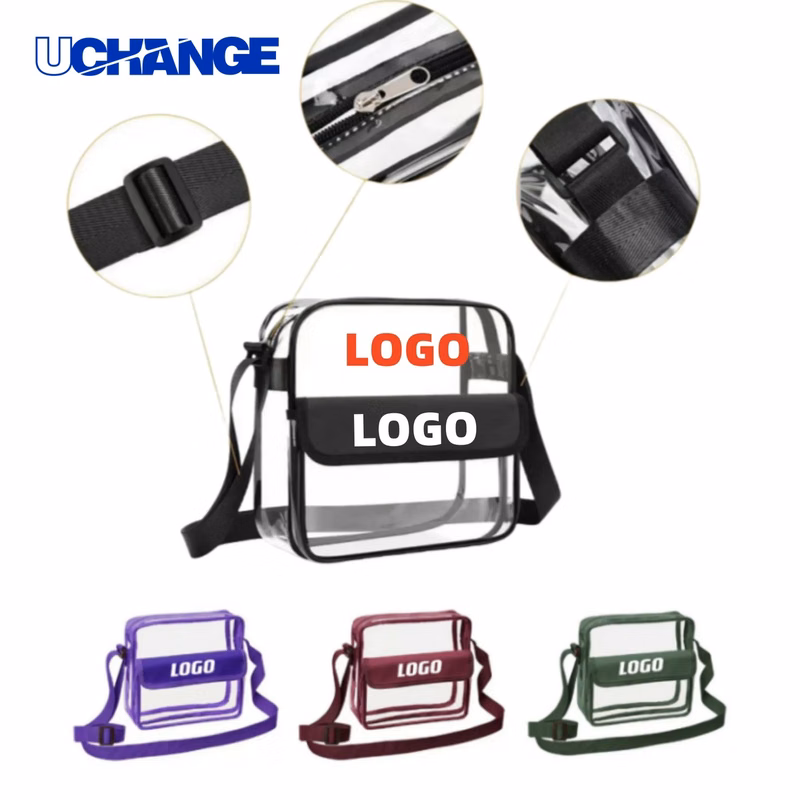 Transparent PVC Crossbody Shoulder Bag