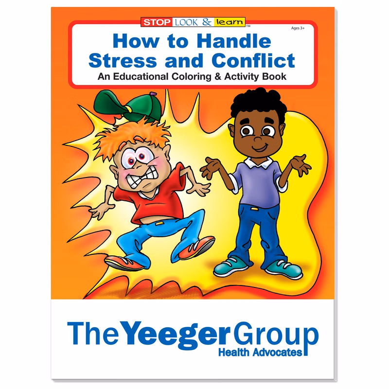 Good Value™ Coloring Book: How to Handle Stress and Conflict