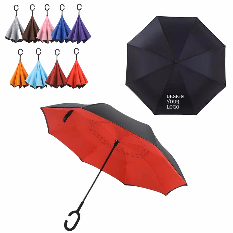 The ViceVersa Inverted Umbrella with phone-Friendly Handle