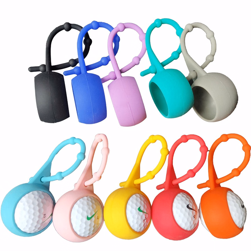Silicone Golf Ball Keychain
